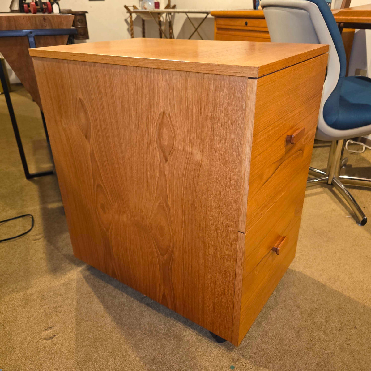 Teak Filing Cabinet