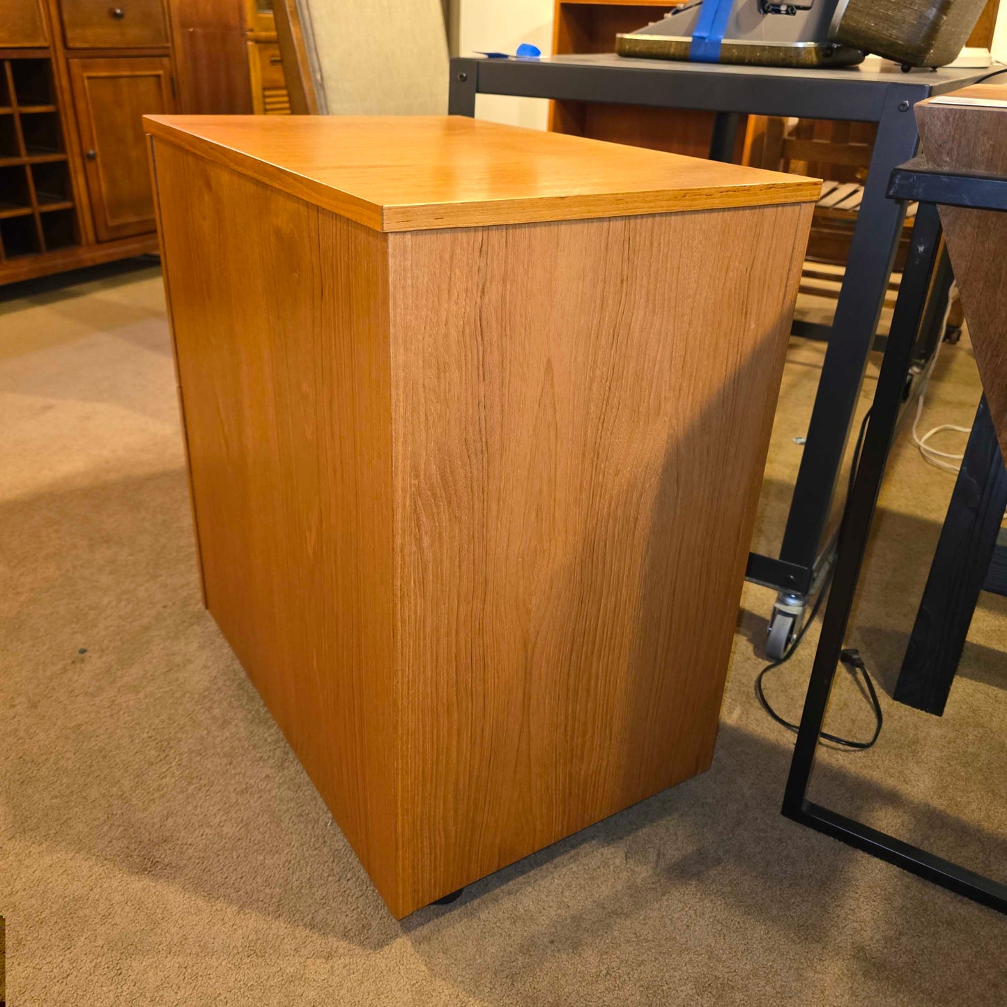 Teak Filing Cabinet