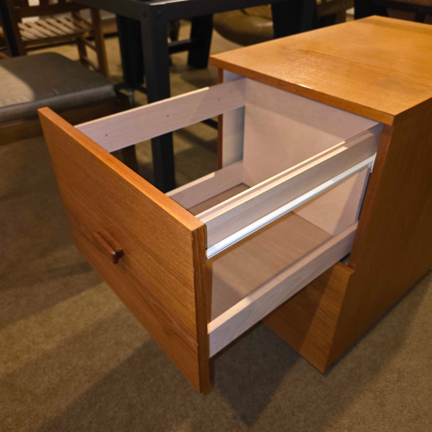 Teak Filing Cabinet