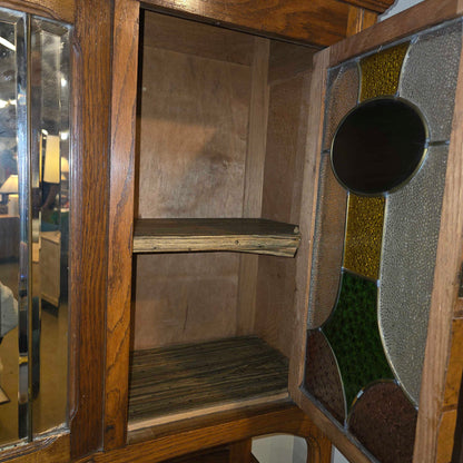 Carved Oak Hutch