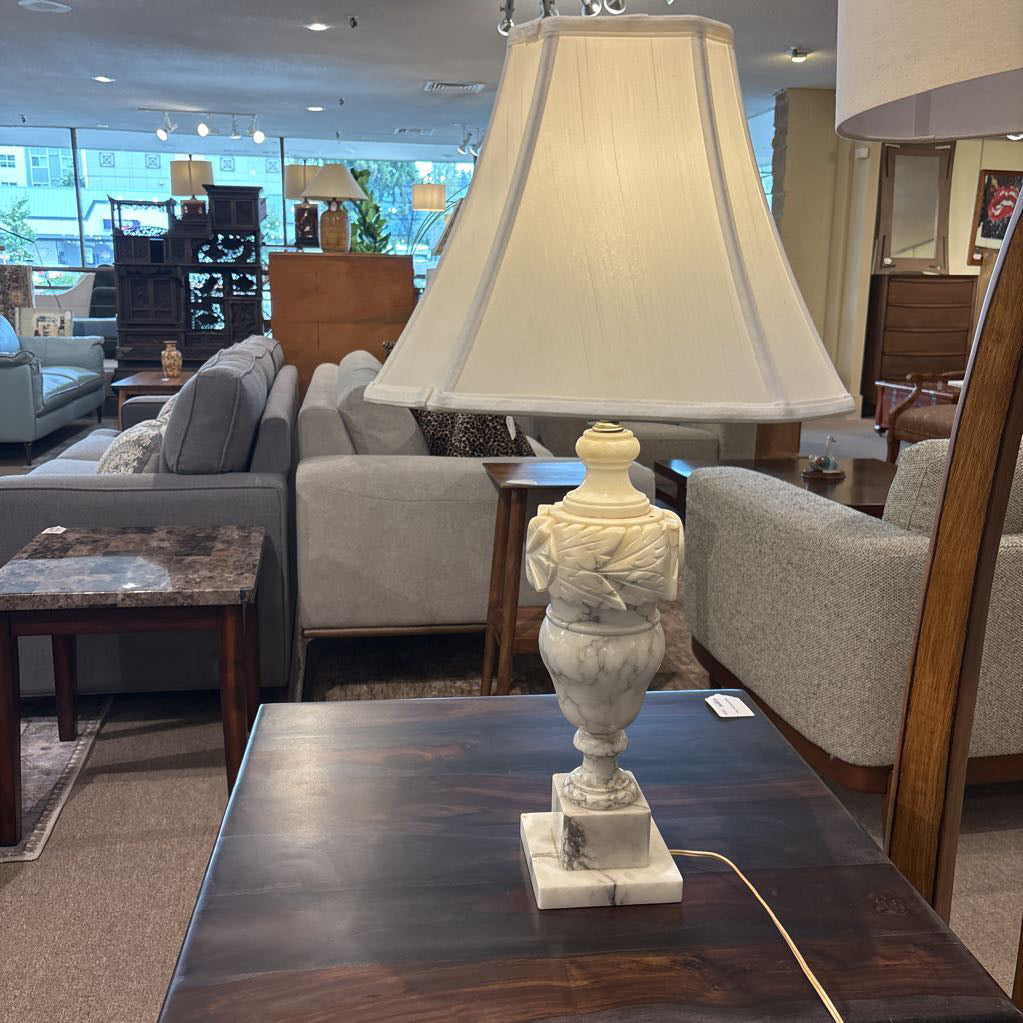 Vintage Alabaster Table Lamp