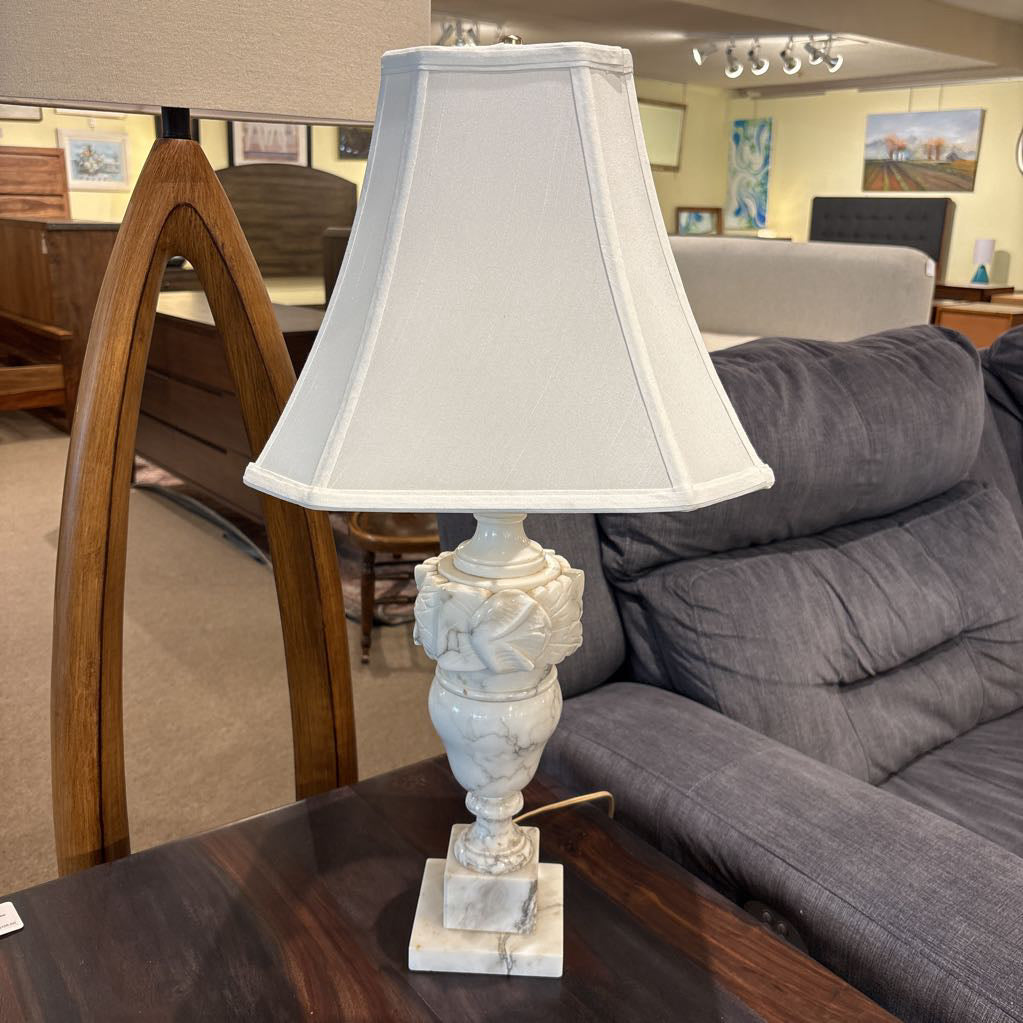 Vintage Alabaster Table Lamp