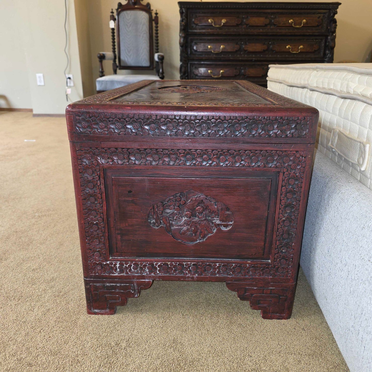 Red Tone Asian Chest