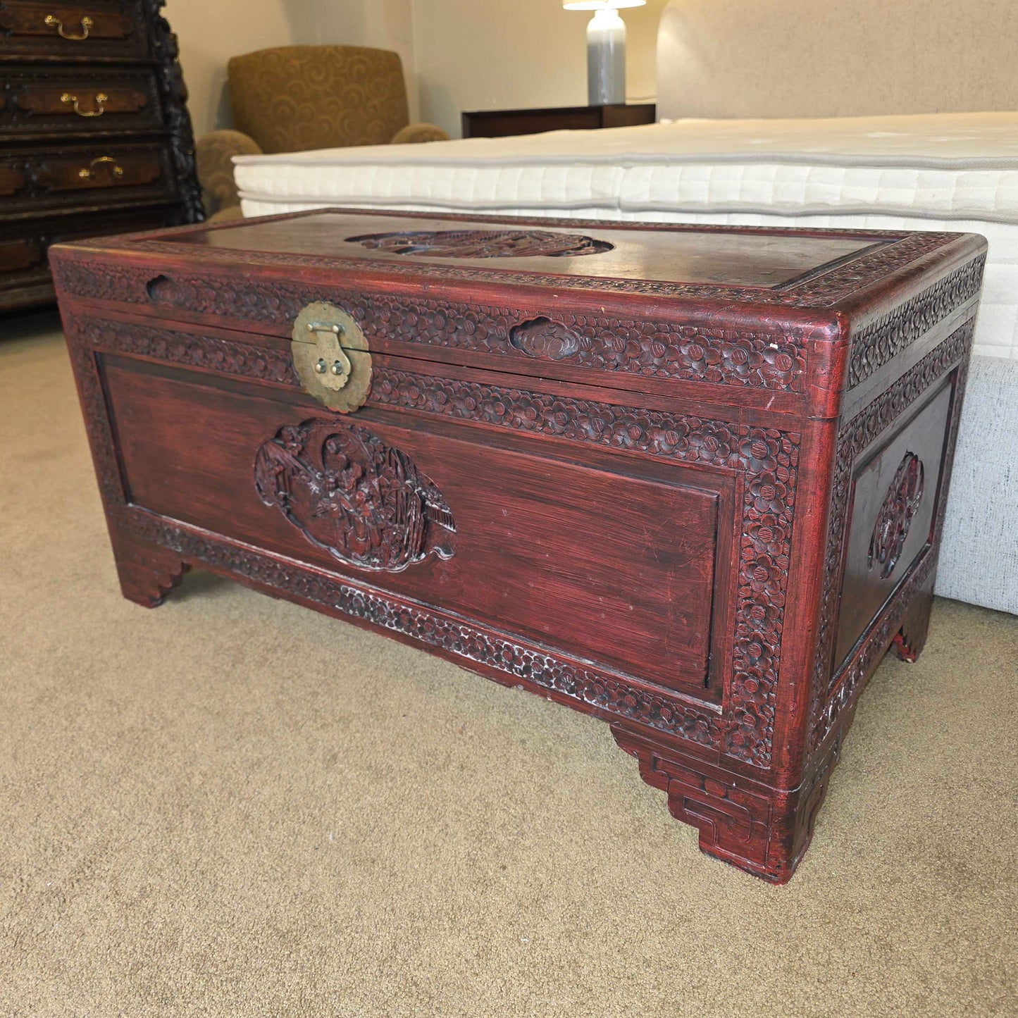 Red Tone Asian Chest