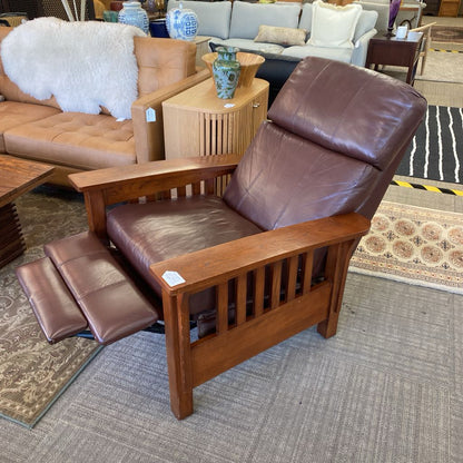 Mission Style Oak Recliner