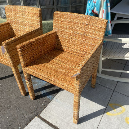 Woven Rattan Armchair