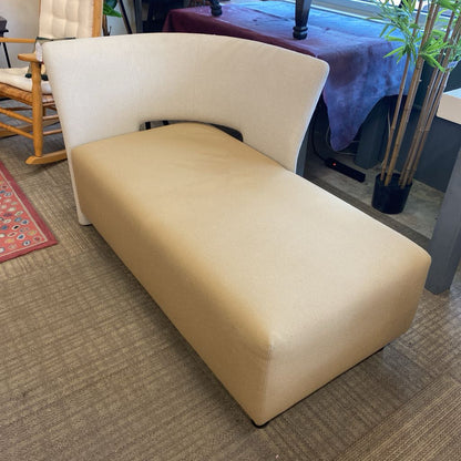 ERIK JORGENSEN Funky Beige & Tan Chaise Lounge