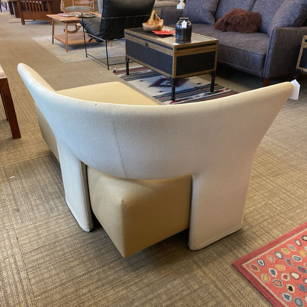 ERIK JORGENSEN Funky Beige & Tan Chaise Lounge