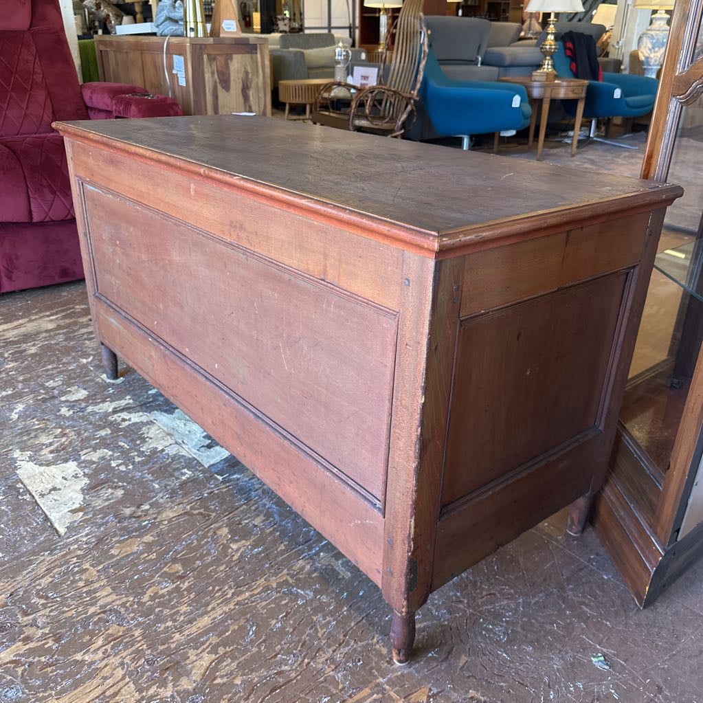 Antique Panel Style Blanket Chest