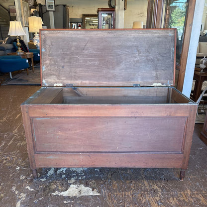 Antique Panel Style Blanket Chest