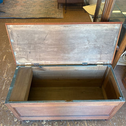 Antique Panel Style Blanket Chest