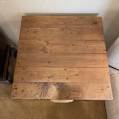 Slatted Front Pine Nightstand