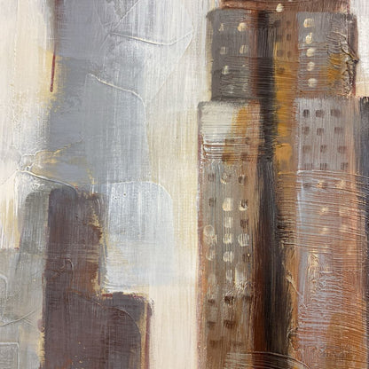 Abstract New York Skyline Canvas Art
