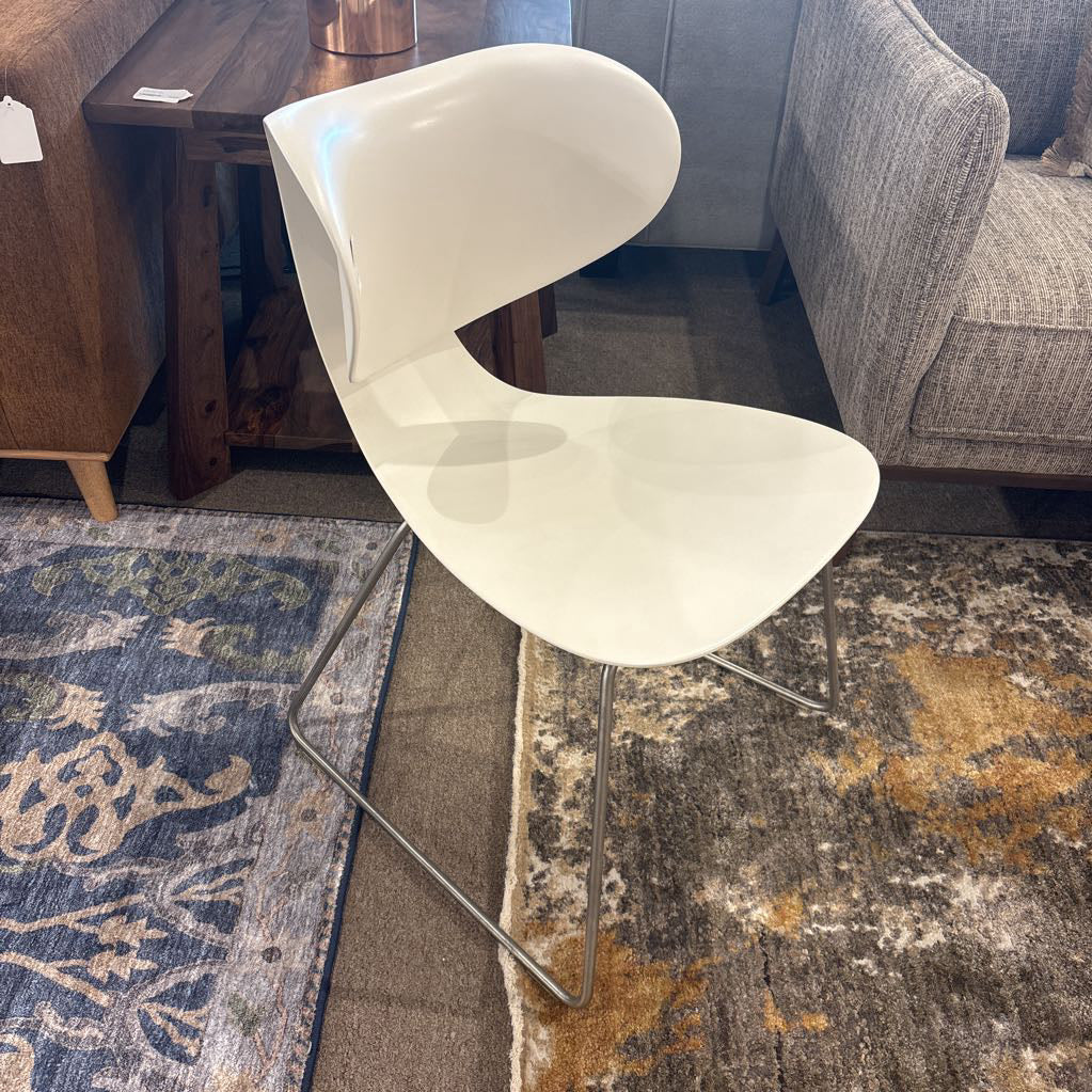 Italian Made Sawaya & Moroni White Maxima Chair