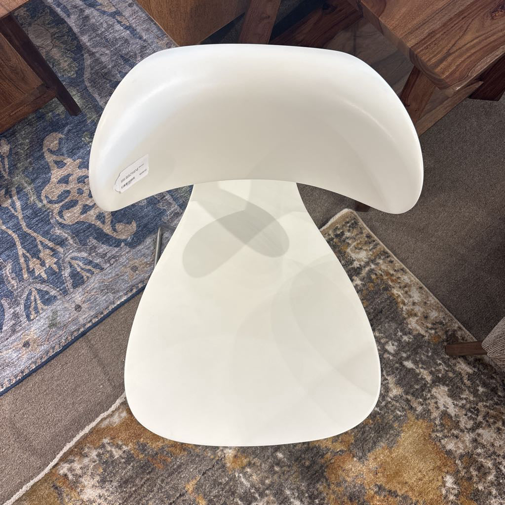 Italian Made Sawaya & Moroni White Maxima Chair