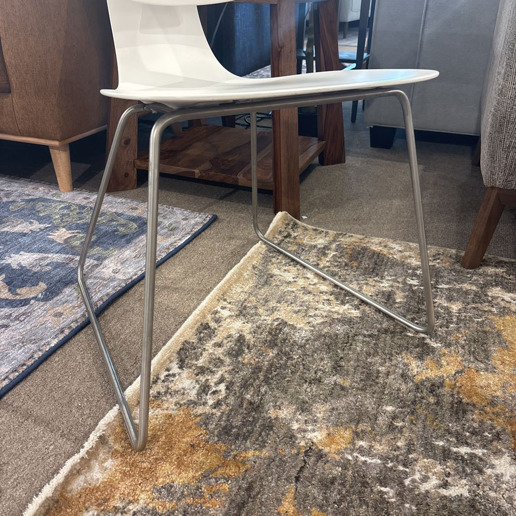 Italian Made Sawaya & Moroni White Maxima Chair
