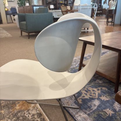 Italian Made Sawaya & Moroni White Maxima Chair