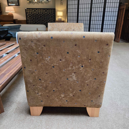 Bronze Small Comfy Checkered Bench