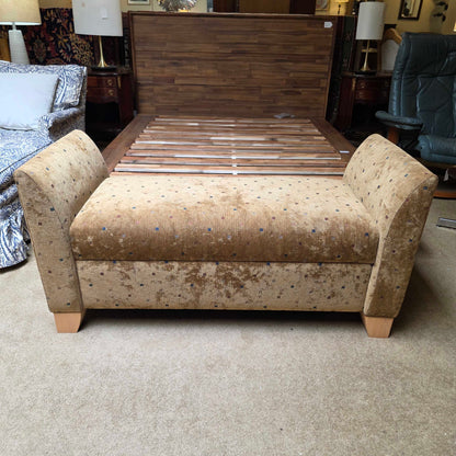 Bronze Small Comfy Checkered Bench