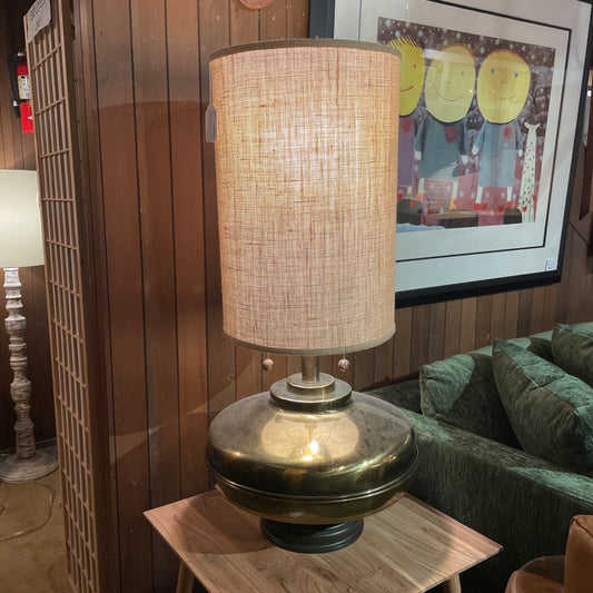 Vintage 70's Brass Table Lamp LAMPS