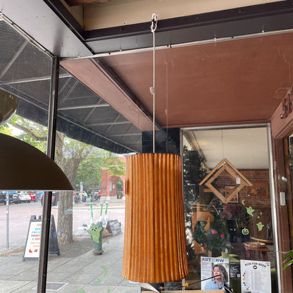 Striped Pendant Light