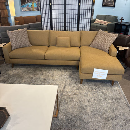Donna Ochre RAF Chaise Sectional