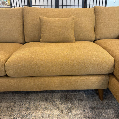 Donna Ochre RAF Chaise Sectional