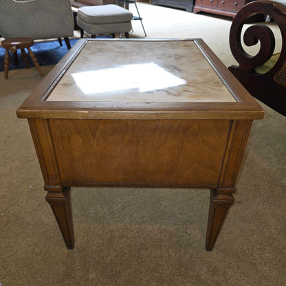 Marble Top Nighstand (AS IS- Chip)