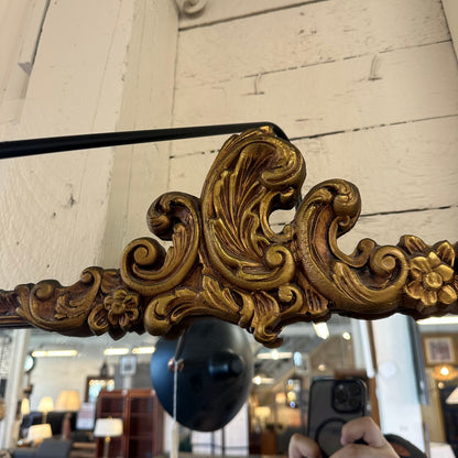 Gilded Floral Frame Mirror