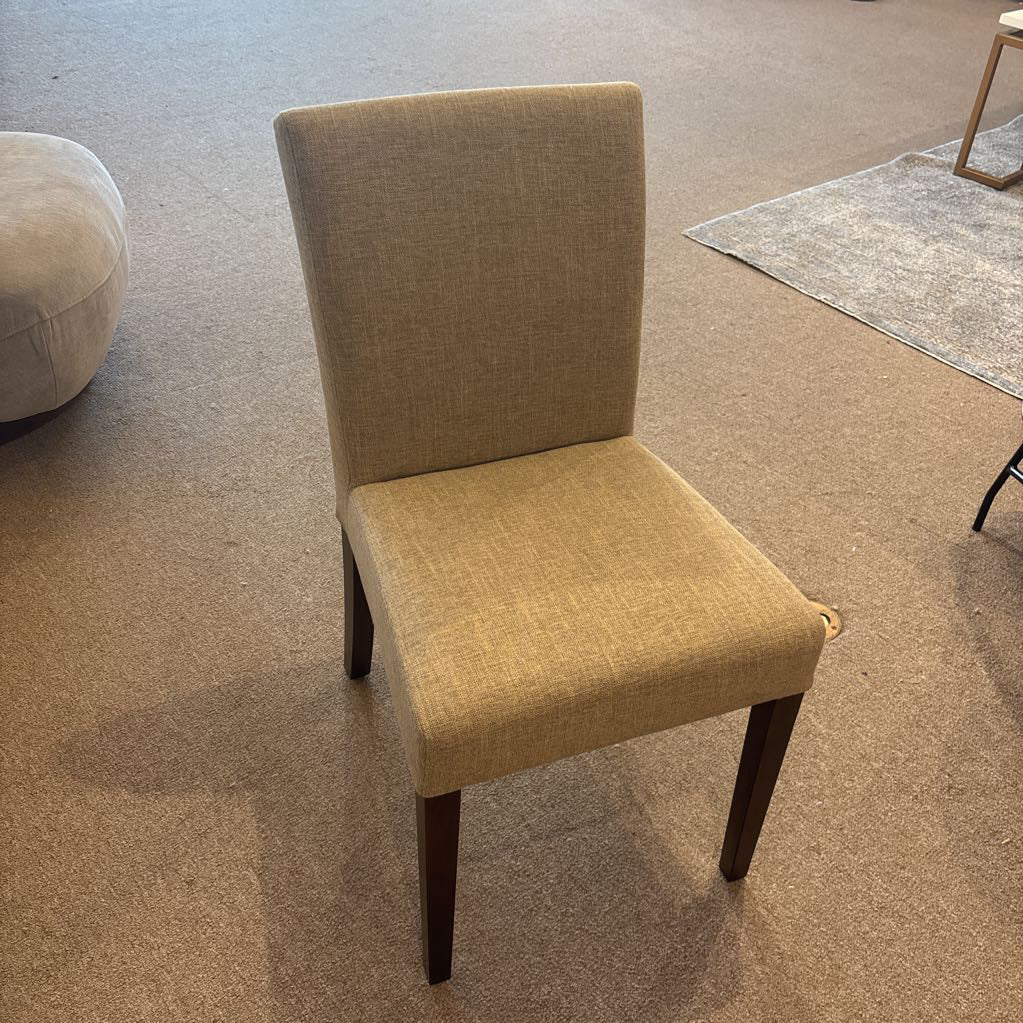 Crate & Barrel Taupe Upholstered Dining Chair (SET OF 6)