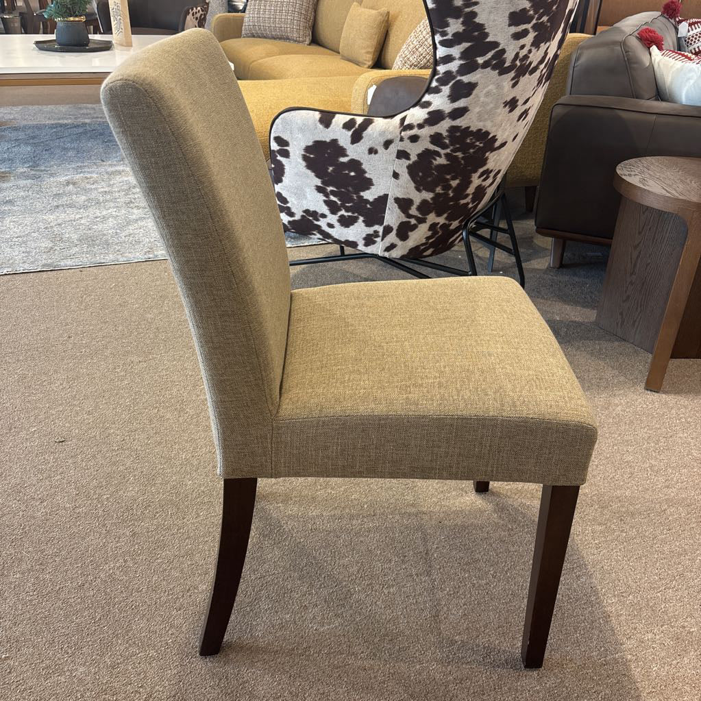 Crate & Barrel Taupe Upholstered Dining Chair (SET OF 6)