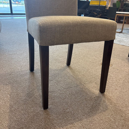 Crate & Barrel Taupe Upholstered Dining Chair (SET OF 6)