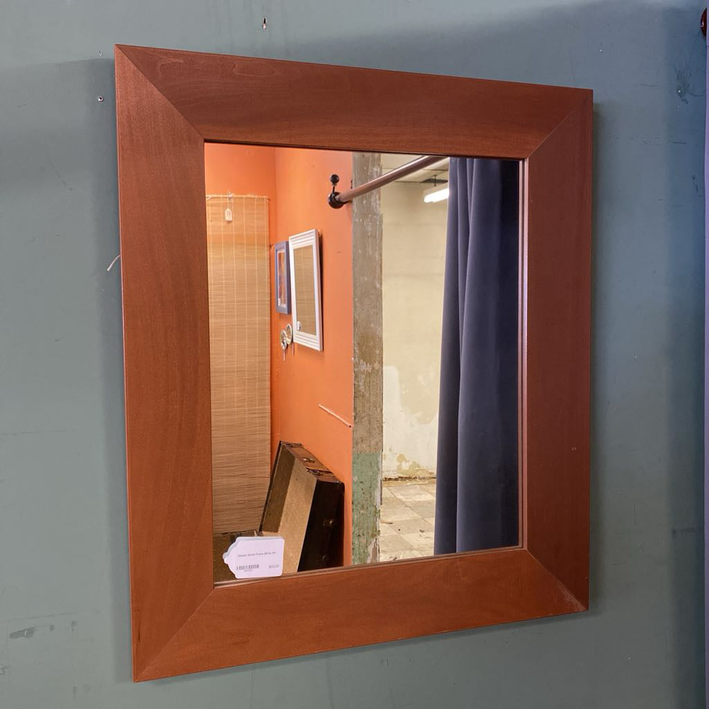 Classic Wood Frame Mirror