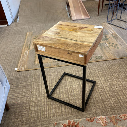 Mango Wood One Drawer C Table