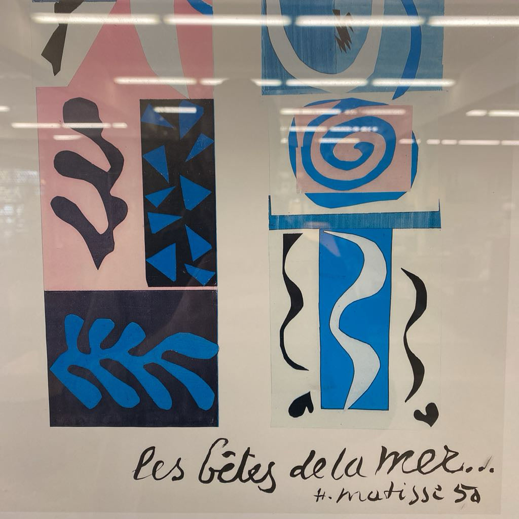 MATISSE BEAST OF THE SEA Print (AS IS)