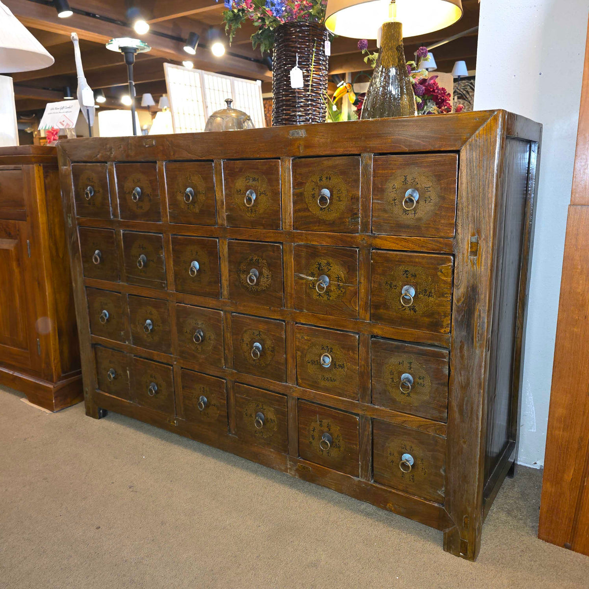 Antique 24 Drawer Chinese Apothecary Cabinet