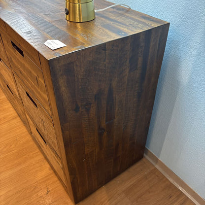 Recycled Wood 9 Drawer Sideboard