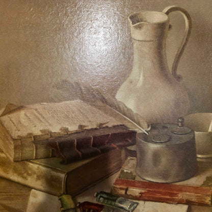 Paint Tubes with Pitcher and Ink Pot Art