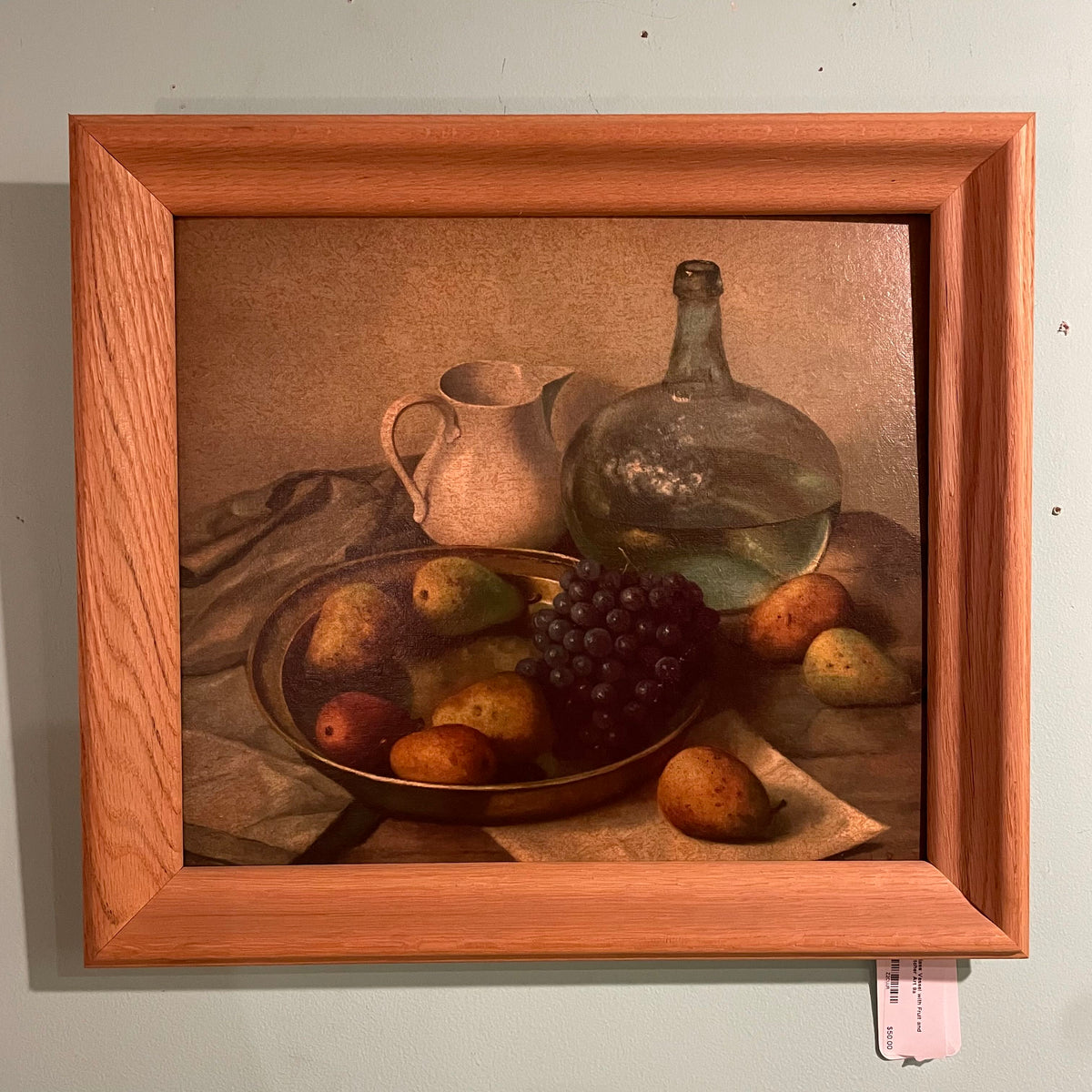 Glass Vessel with Fruit and Pitcher Art
