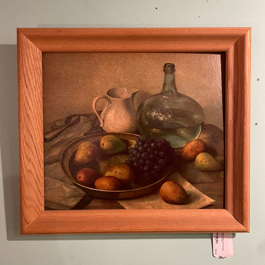 Glass Vessel with Fruit and Pitcher Art