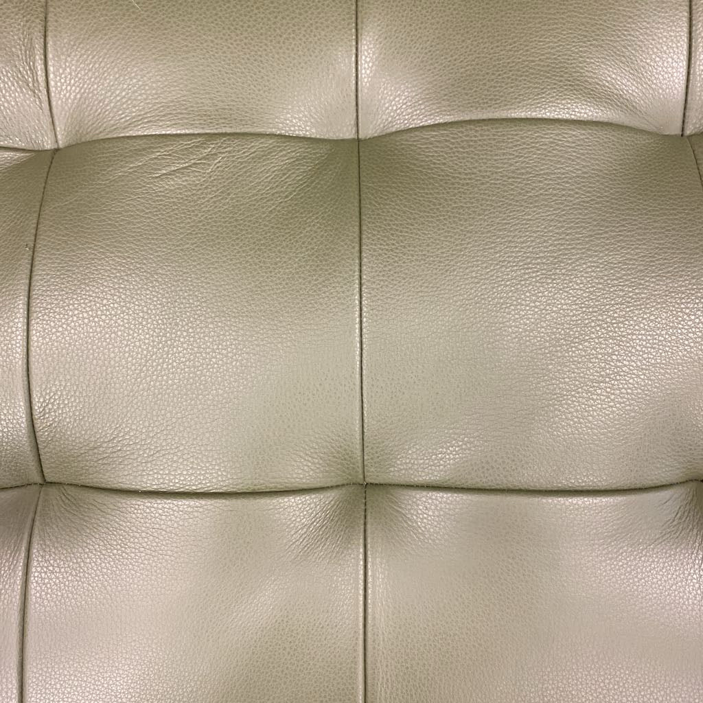 Malmo Olive Leather RAF Chaise Sectional