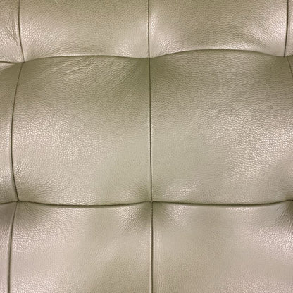 Malmo Olive Leather RAF Chaise Sectional