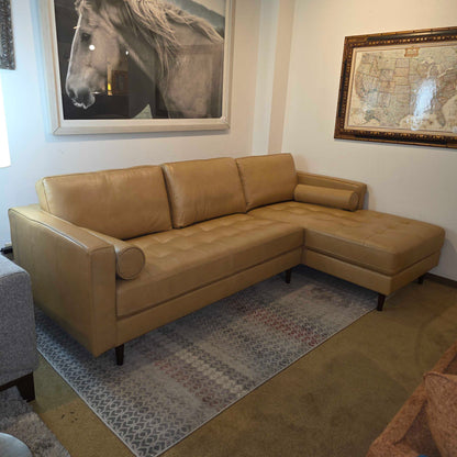 Malmo Dune Leather RAF Sectional
