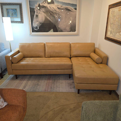 Malmo Dune Leather RAF Sectional