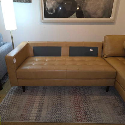 Malmo Dune Leather RAF Sectional