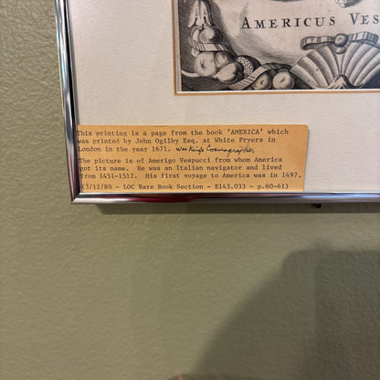 Americus Vesputius Print