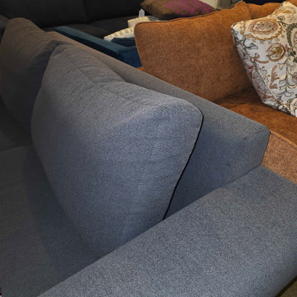 Gray Two Seat Low Sitting Sofa