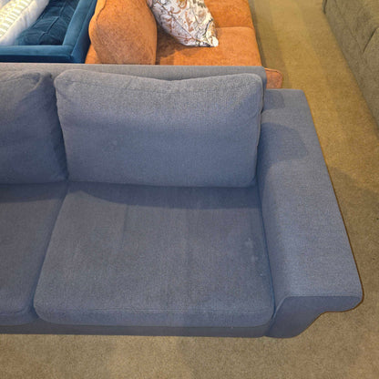 Gray Two Seat Low Sitting Sofa