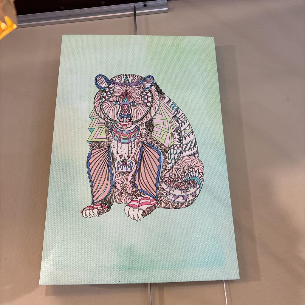 Intricate Pattern Bear Art