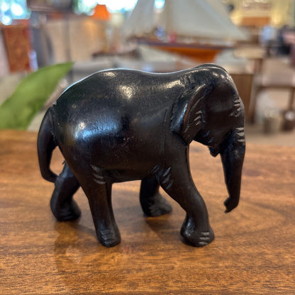 Hand Carved Dark Elephant